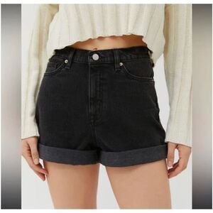 BDG Mom‎ High-Rise black Shorts sz 26